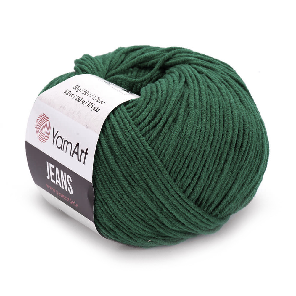 Jeans cotton-acrylic knitting yarn - YarnArt - 52, 50 g, 160 m