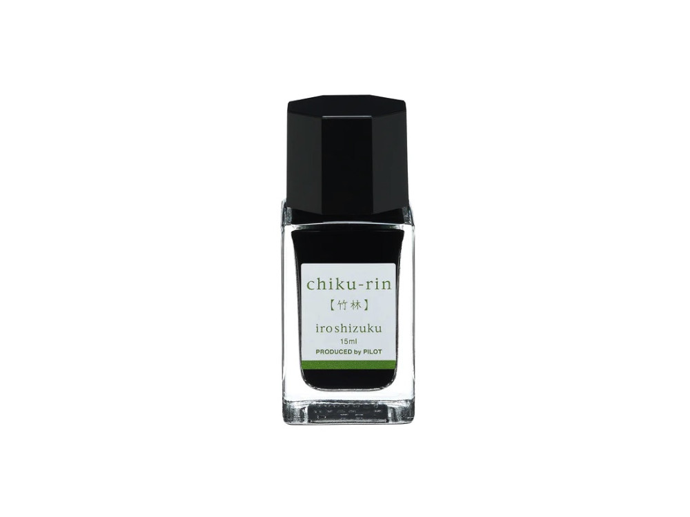 Iroshizuku calligraphy ink - Pilot - Chiku-Rin (Bamboo Forest), 15 ml