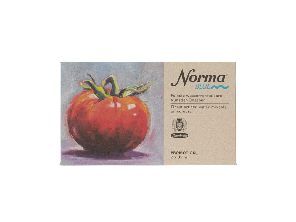 Zestaw farb olejnych Norma Blue - Schmincke - 7 kolorów x 35 ml