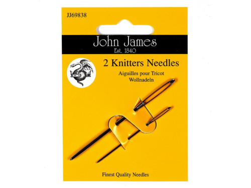 Knitters needles - John James - size 13-18, 2 pcs.