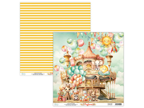 Papier do scrapbookingu 30,5 x 30,5 cm - Mintay - Playtime 01