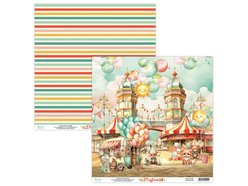 Scrapbooking paper 30,5 x 30,5 cm - Mintay - Playtime 02