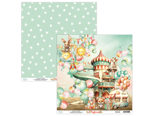 Papier do scrapbookingu 30,5 x 30,5 cm - Mintay - Playtime 03