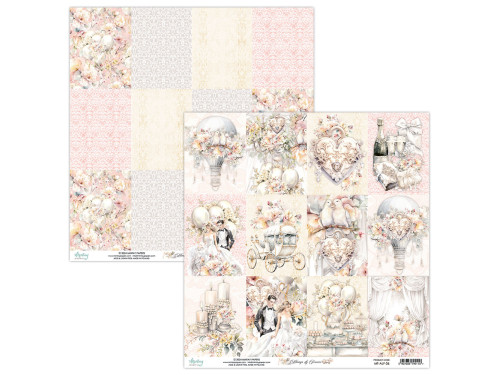 Papier do scrapbookingu 30,5 x 30,5 cm - Mintay - Always & Forever 06