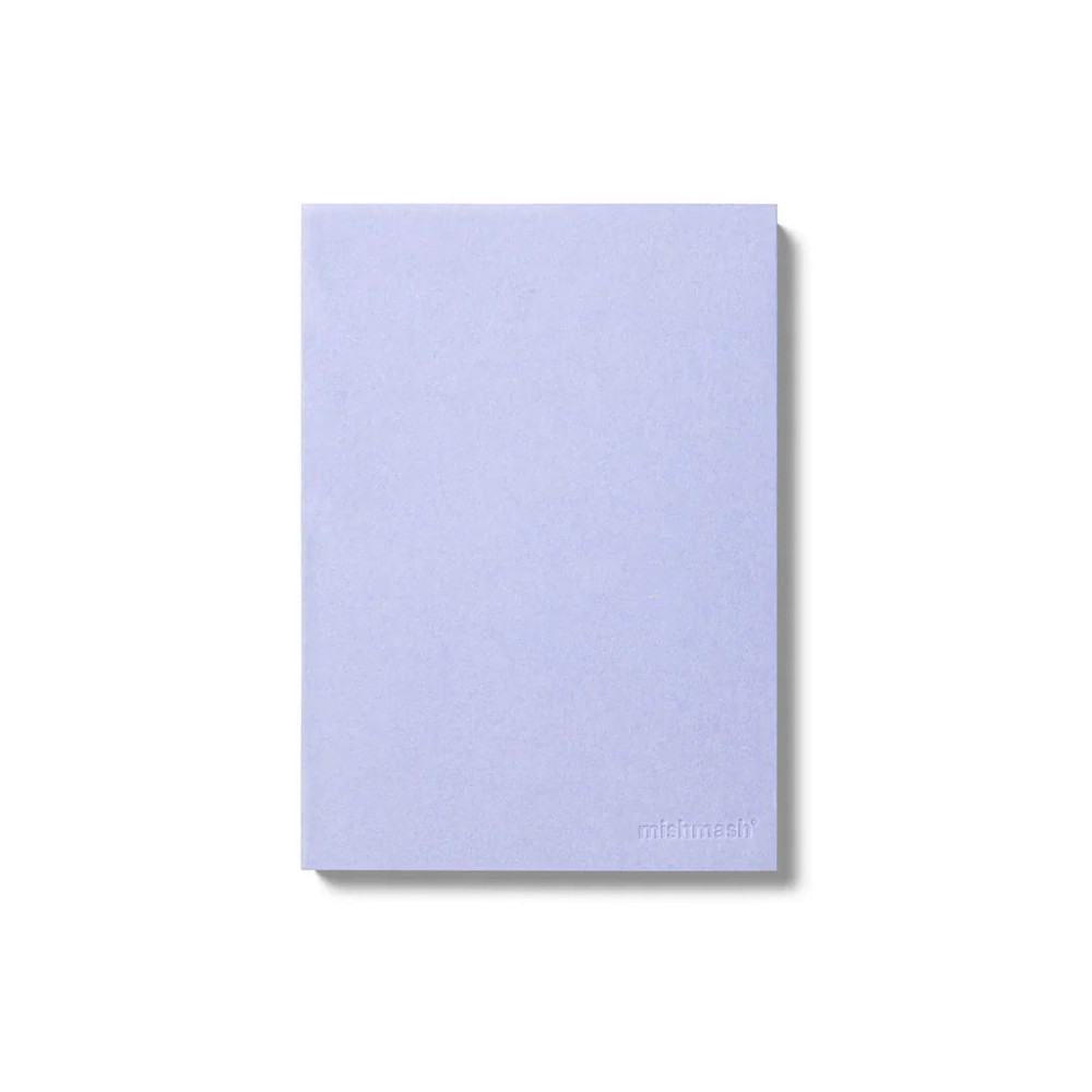 Notebook Naked A5 - mishmash - dotted, softcover, Very Peri, 90 g/m2