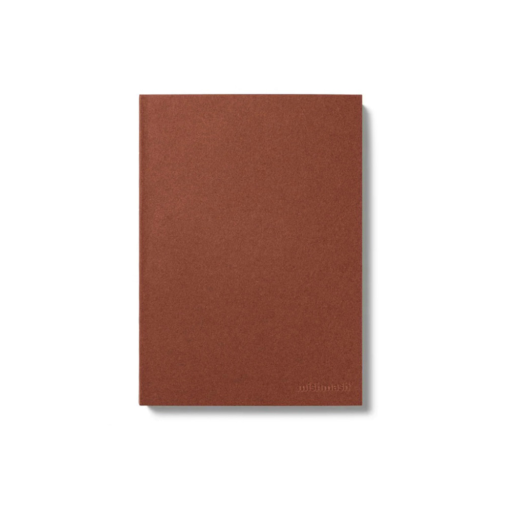 Notatnik Naked A5 - mishmash - w kropki, miękka okładka, Brick, 90 g/m2