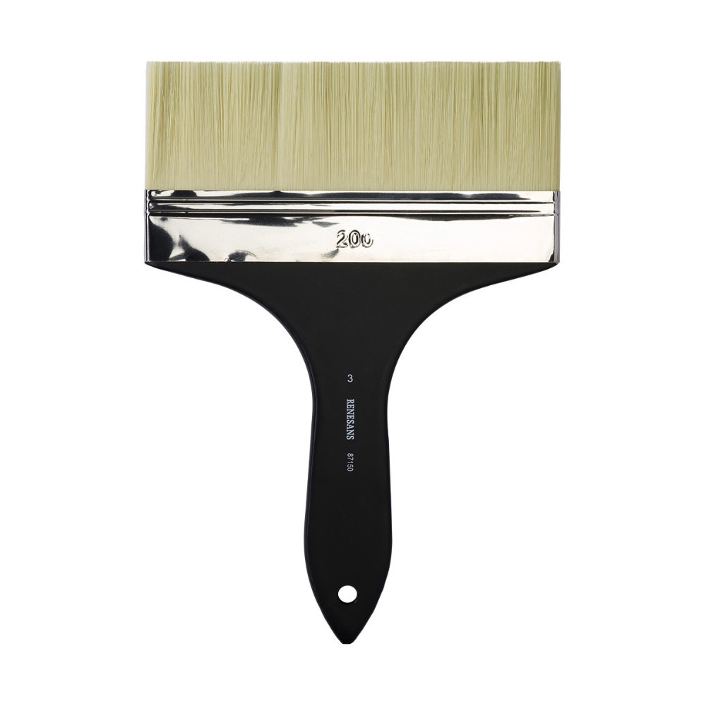 Action, wide, synthetic, 87150 series brush - Renesans - short handle, no. 3