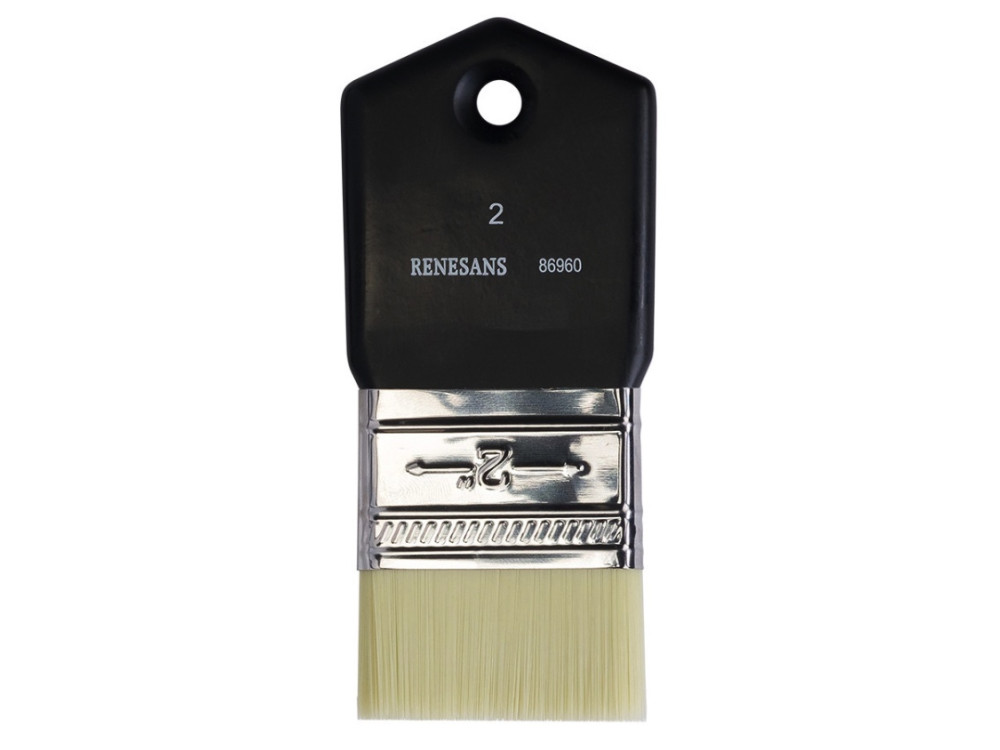 Action, flat, synthetic, 86960 series brush - Renesans - no. 2