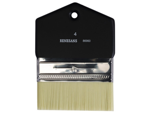 Action, flat, synthetic, 86960 series brush - Renesans - no. 4