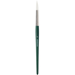 Round, synthetic, 1007FR series brush - Renesans - short handle, no. 2/0