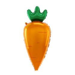Carrot foil balloon - 42 x 91 cm