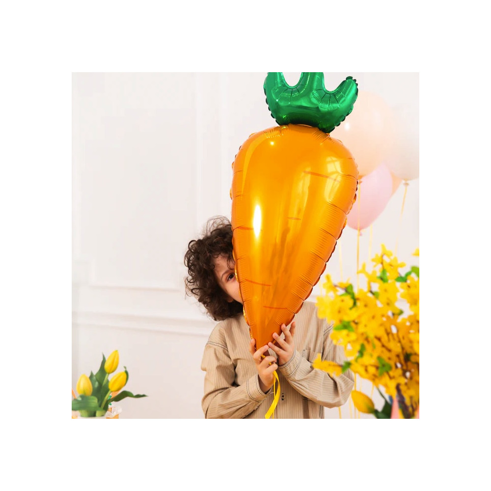 Carrot foil balloon - 42 x 91 cm