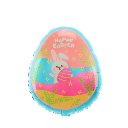 Happy Easter egg foil balloon - 48 x 62,5 cm