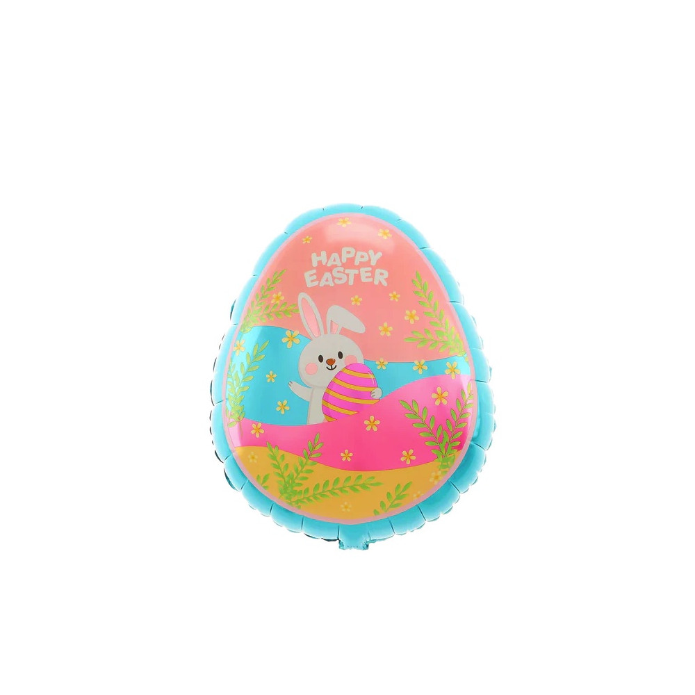 Happy Easter egg foil balloon - 48 x 62,5 cm