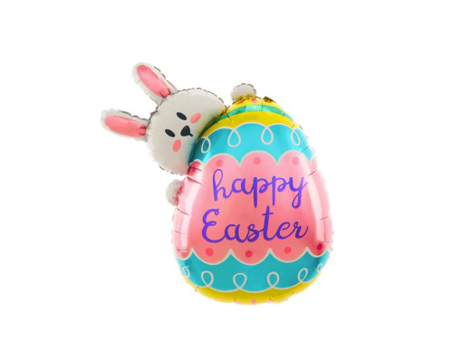 Happy Easter egg foil balloon - 72 x 81 cm