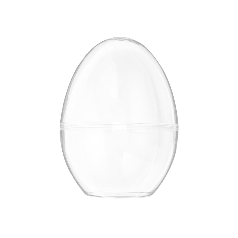 Jajko akrylowe stojące do ozdabiania, dwuczęściowe - 12 cm