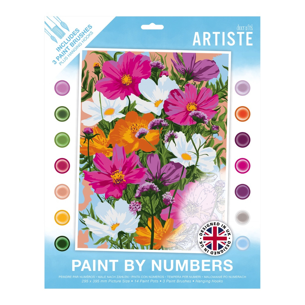 Set for painting by numbers Artiste - doCrafts - In Bloom