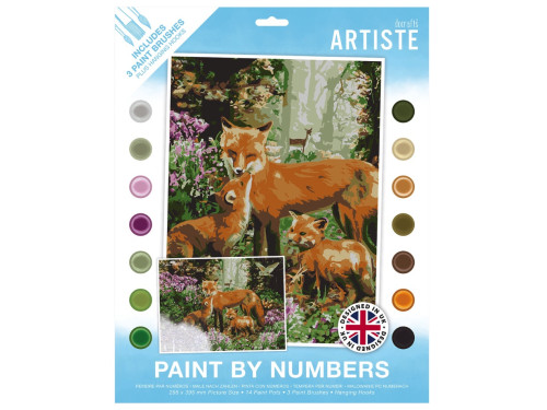 Set for painting by numbers Artiste - doCrafts - Secret Woodland