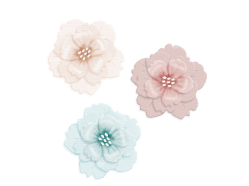 Set of cutting dies Flowers - DpCraft - 3 pcs.