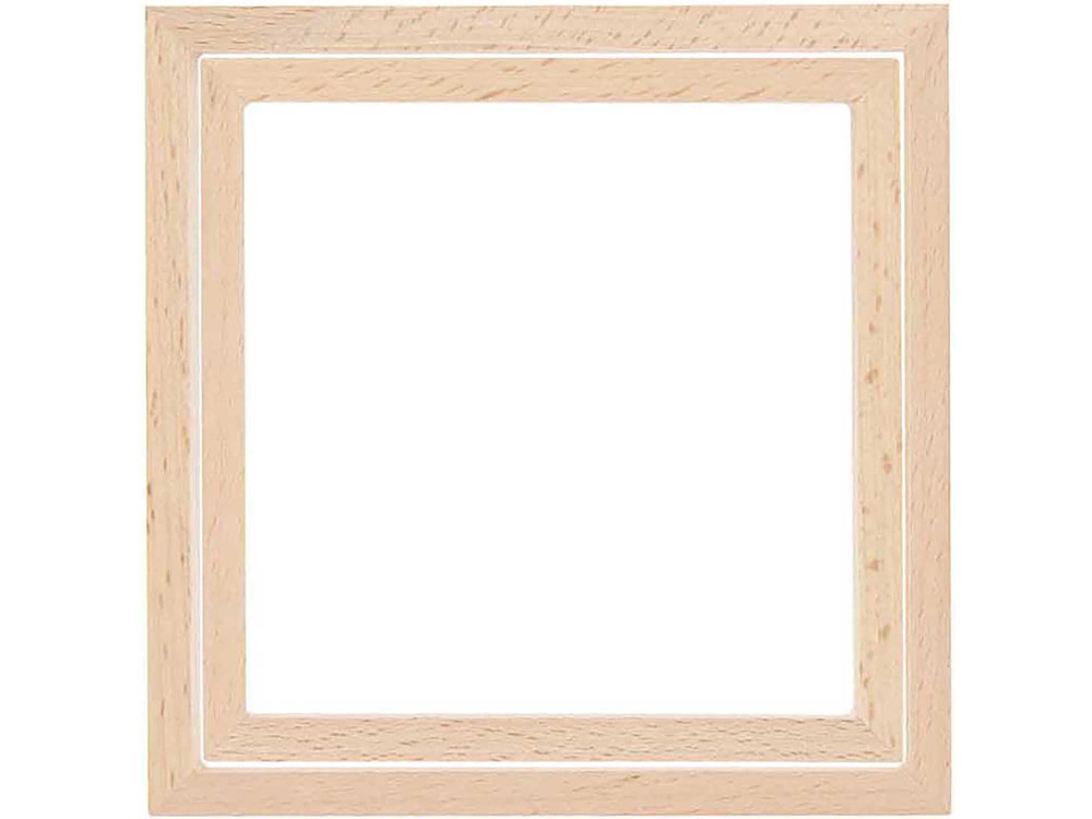 Wooden frame for embroidery - Rico Design - 14,5 x 14,5 cm
