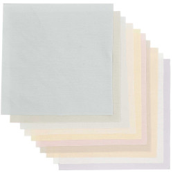 Tkanina do haftowania - Rico Design - Pastel, 20 x 20 cm, 10 szt.