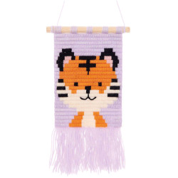 Set for embroidery Tiger - Rico Design - 20 x 26 cm