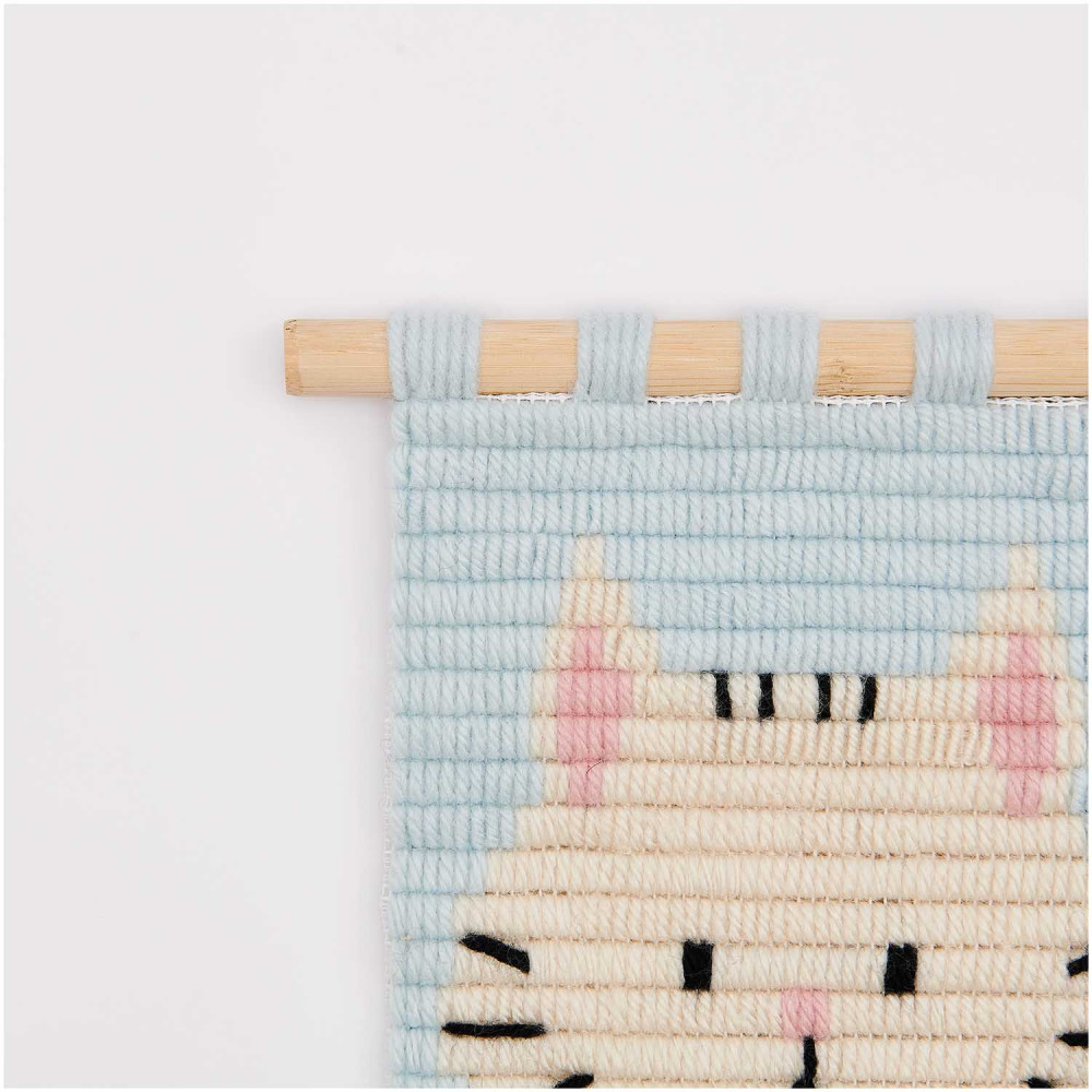 Set for embroidery Cat - Rico Design - 20 x 26 cm