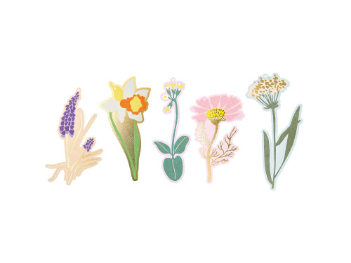Gifts tags Futschikato Flowers - Paper Poetry - 5 pcs.