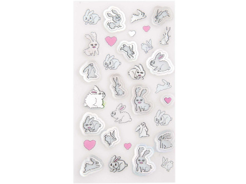 Foil stickers Futschikato Bunnies - Rico Design - 4 sheets