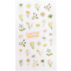 Foil stickers Futschikato Flowers - Rico Design - 4 sheets