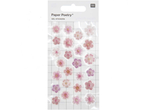 Gel stickers Cherry Blossoms - Rico Design - 25 pcs.