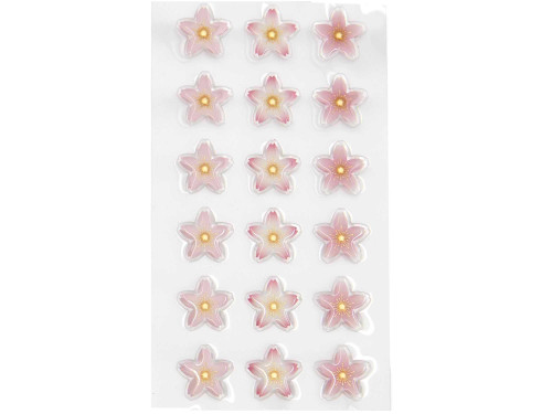 Gel stickers Cherry Blossoms - Rico Design - 18 pcs.