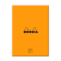 Memo Pad No. 11 - Rhodia - squared, A7, 80 g, 240 sheets