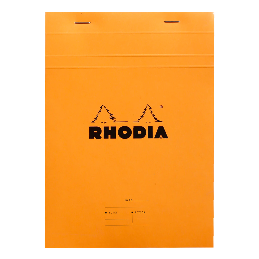 Notes, terminarz Meeting Pad No. 16 - Rhodia - pomarańczowy, A5, 80 g, 80 ark.