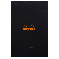 Notes, terminarz Meeting Pad No. 19 - Rhodia - czarny, A4+, 80 g, 80 ark.