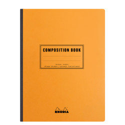 Notes - Rhodia - pomarańczowy, w linie, miękka okładka, B5, 80 g, 80 ark.