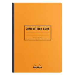 Notes - Rhodia - pomarańczowy, w linie, miękka okładka, A5, 80 g, 80 ark.