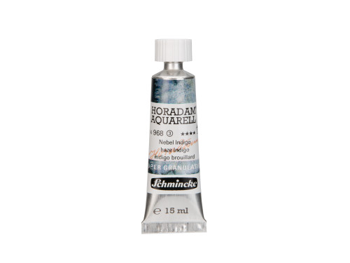 Horadam Aquarell watercolor paint - Schmincke - 968, Haze Indigo, 15 ml