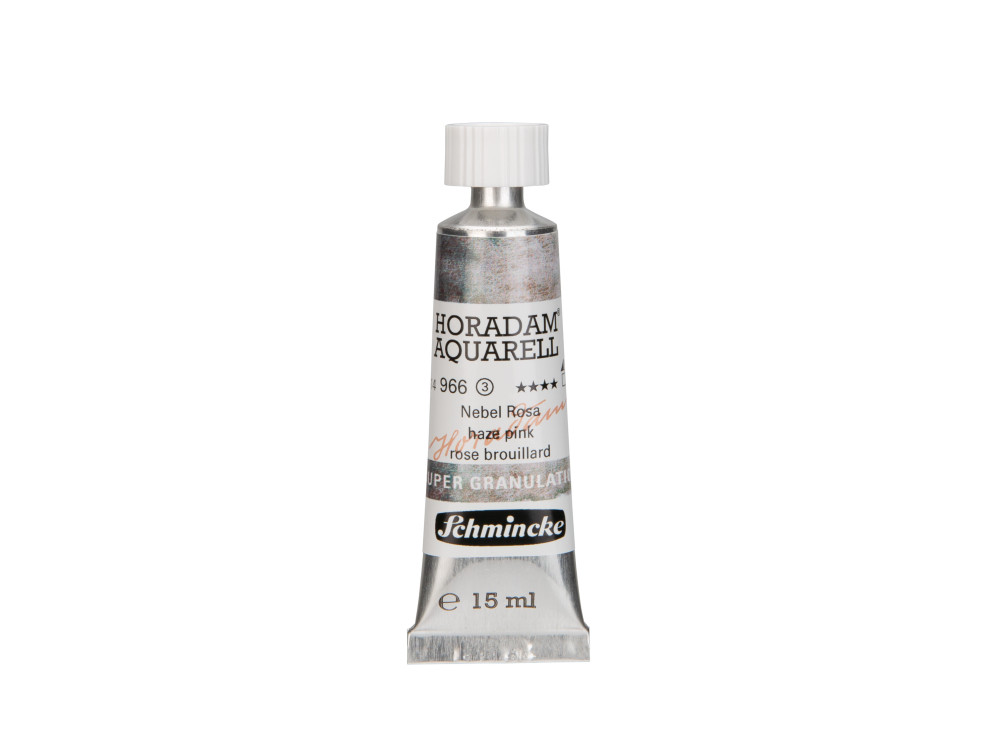 Horadam Aquarell watercolor paint - Schmincke - 966, Haze Pink, 15 ml