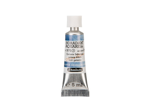 Farba akwarelowa Horadam Aquarell - Schmincke - 975, Galaxy Black, 5 ml