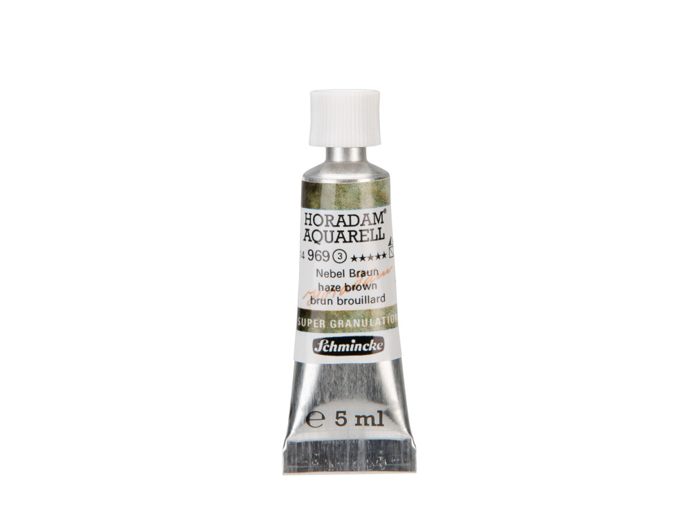 Horadam Aquarell watercolor paint - Schmincke - 969, Haze Brown, 5 ml