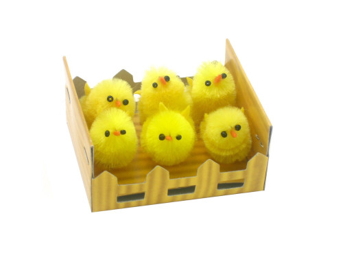 Easter chicks - 3 cm, 6 pcs.