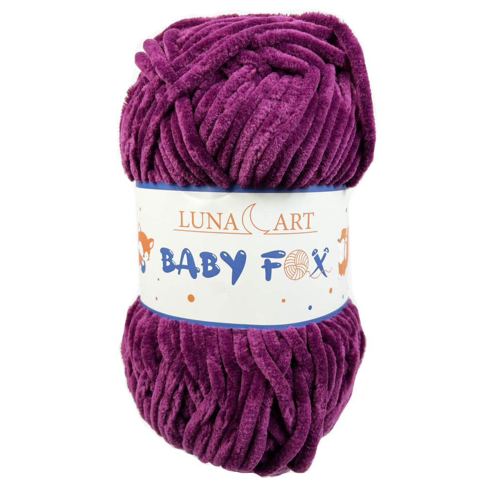 Baby Fox polyester knitting yarn - Luna Art - 66, 100 g, 120 m
