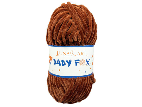 Baby Fox polyester knitting yarn - Luna Art - 60, 100 g, 120 m