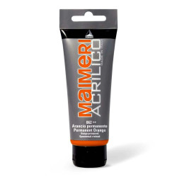 Farba akrylowa Acrilico - Maimeri - 062, Permanent Orange, 200 ml