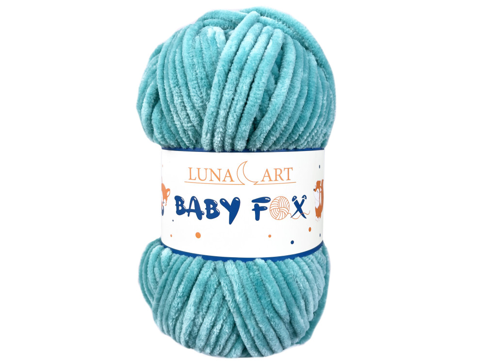 Baby Fox polyester knitting yarn - Luna Art - 56, 100 g, 120 m