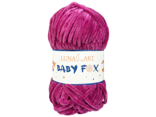 Baby Fox polyester knitting yarn - Luna Art - 52, 100 g, 120 m