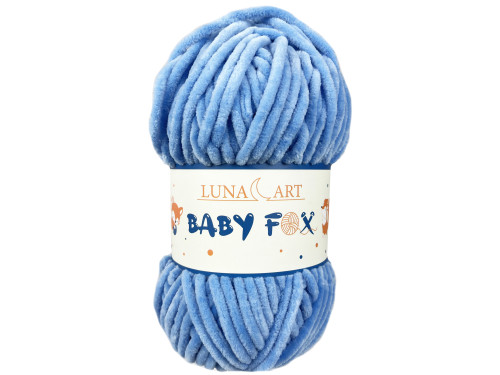 Baby Fox polyester knitting yarn - Luna Art - 50, 100 g, 120 m