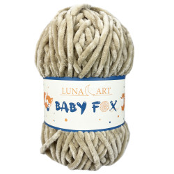 Włóczka poliestrowa Baby Fox - Luna Art - 45, 100 g, 120 m