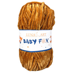 Baby Fox polyester knitting yarn - Luna Art - 28, 100 g, 120 m